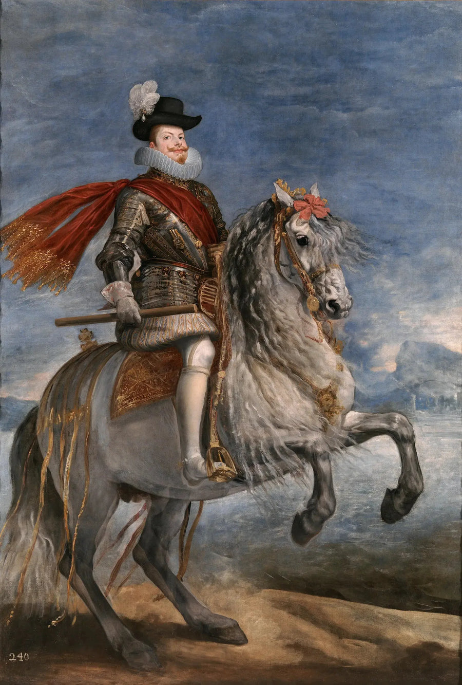 Filips III te paard - Diego Velázquez