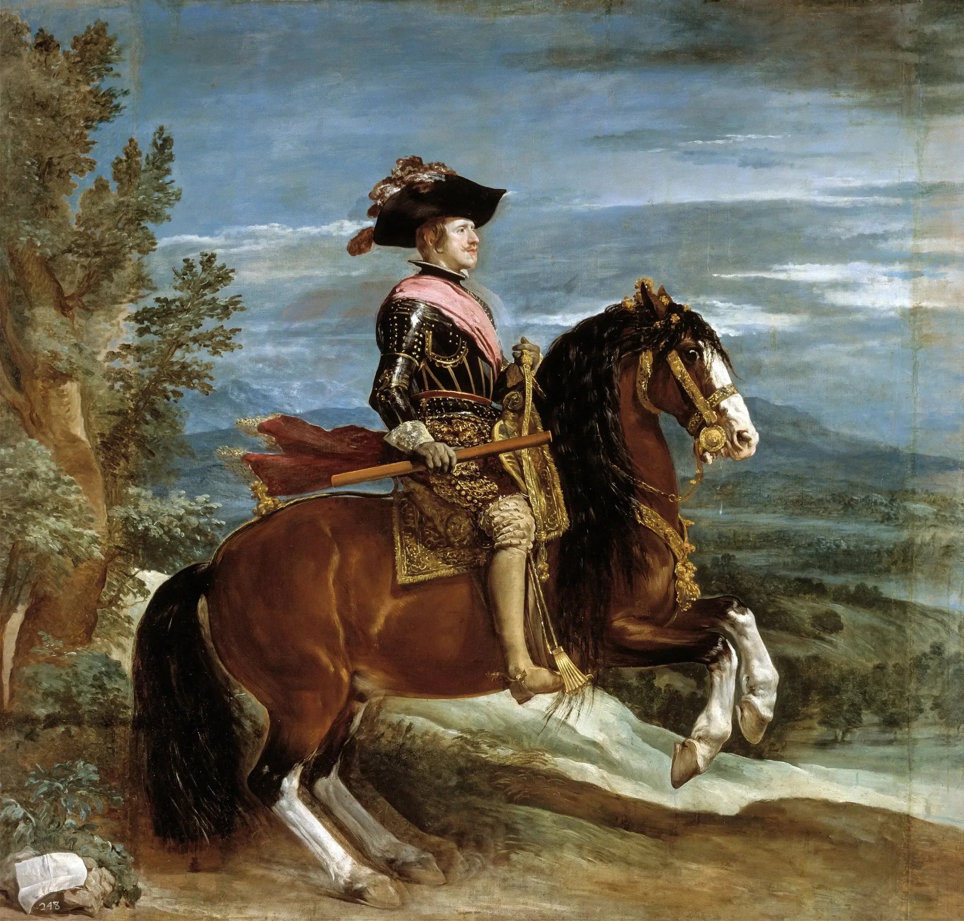 Philippe IV à cheval - Diego Velázquez image 1 reproduction réalisée par Alpha Reproduction