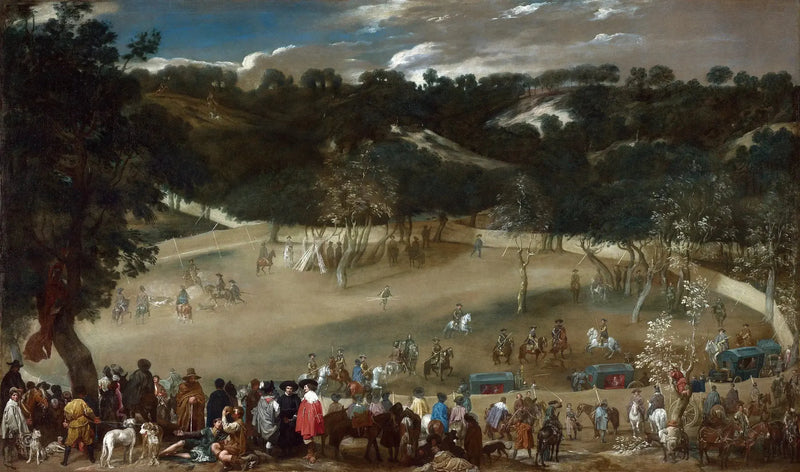 Filips IV jaagt op de everzwijn - Diego Velázquez