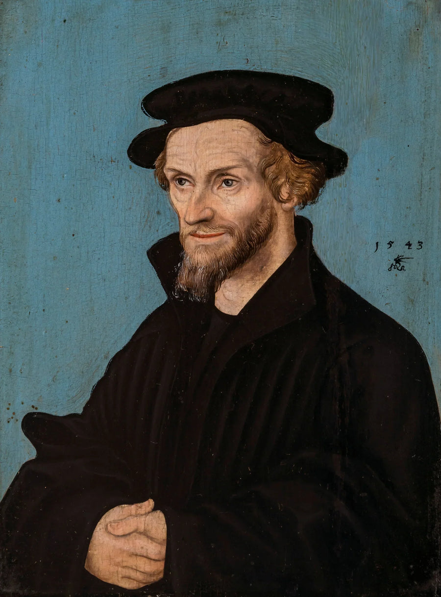 Philippe Mélanchthon - Lucas Cranach de Ouderling