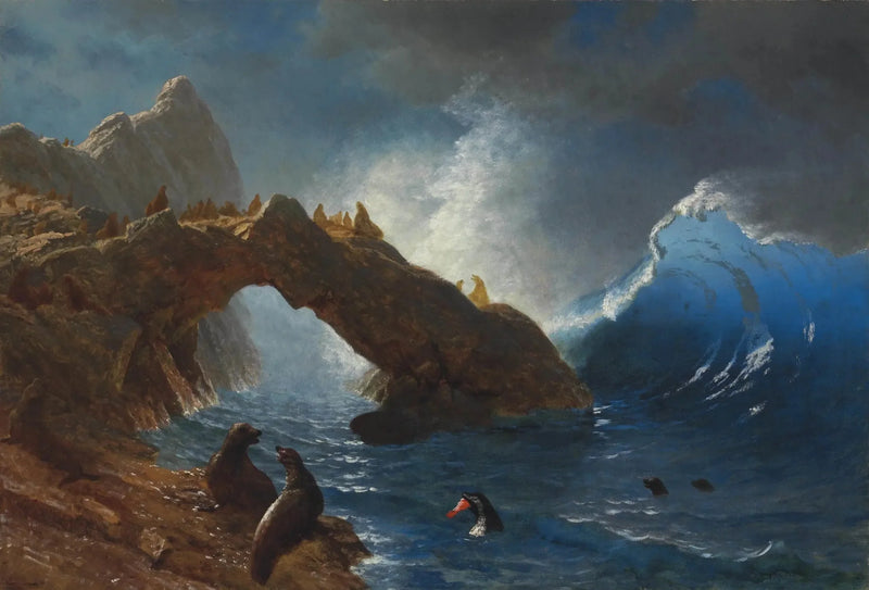 Veren op de rotsen - Albert Bierstadt

Source:
Phoques sur les rochers - Albert Bierstadt
