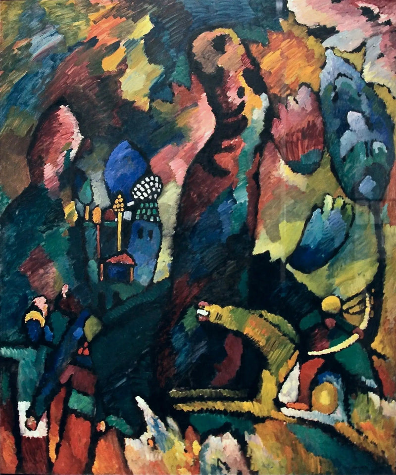 Foto met een boogschutter - Vassily Kandinsky