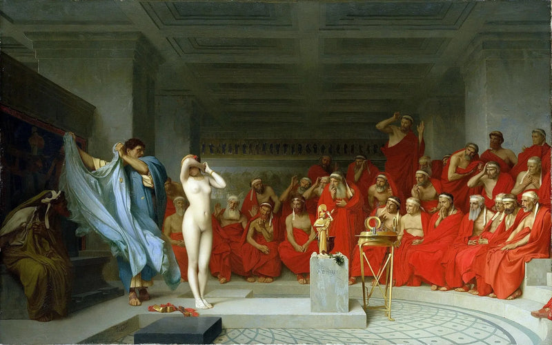 Phryné voor het Areopagus - Jean-Léon Gérôme