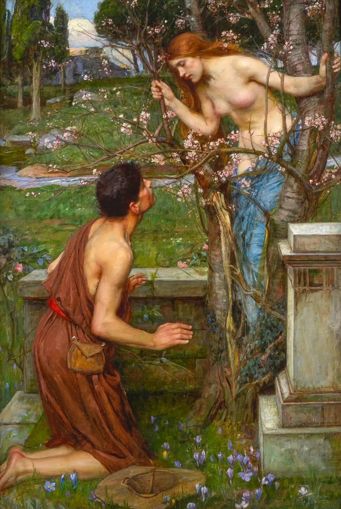 Reproduction du tableau « Phyllis et Démophoon - John William Waterhouse » par Alpha Reproduction en peinture à l’huile