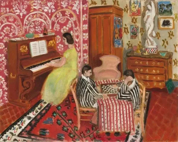 Pianist en Damspelers - Henri Matisse