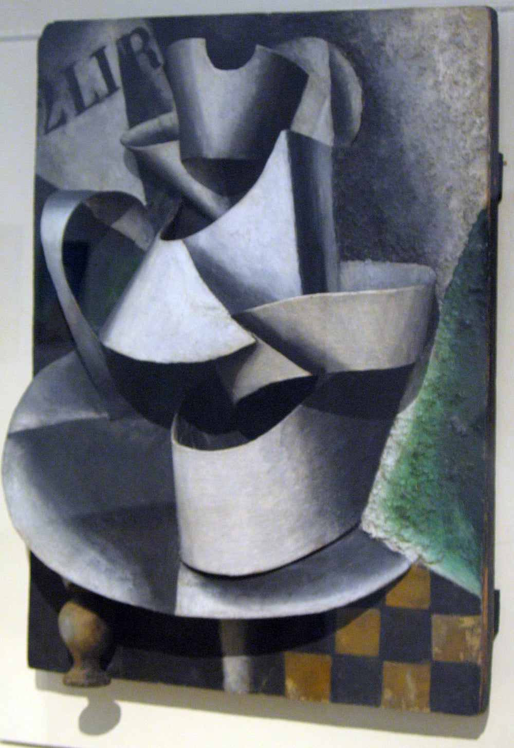 Pichet sur une table. Peinture plastique - Lioubov Popova