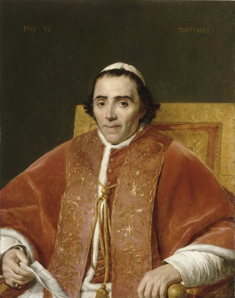Pius VII, paus (1740-1823) - Jacques-Louis David