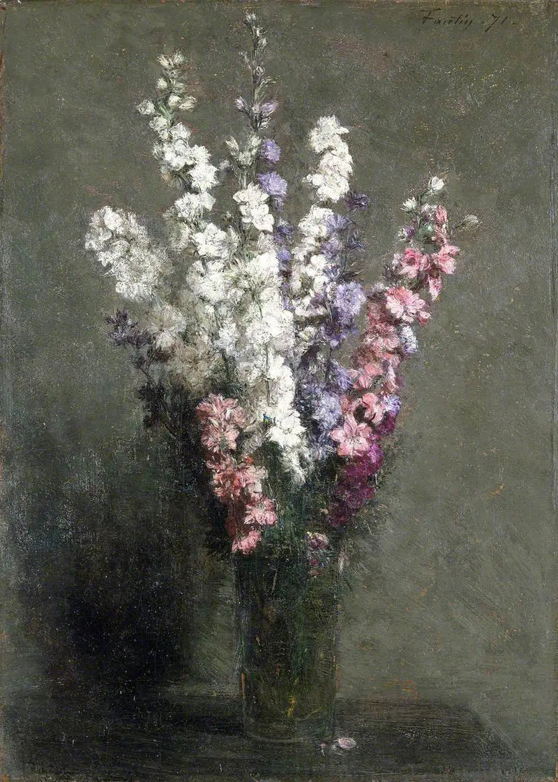 Lijsterbes - Henri Fantin-Latour

Source:
Pieds d'alouette - Henri Fantin-Latour
