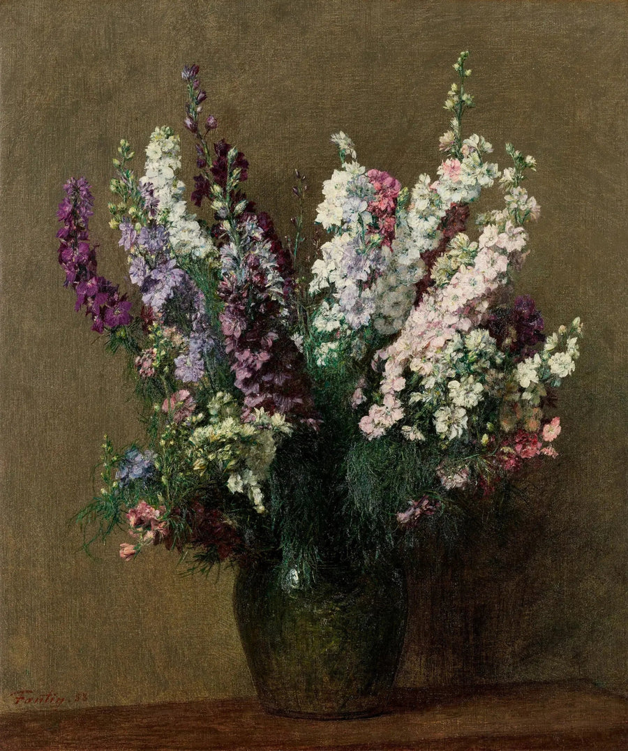 Lijsterbes - Henri Fantin-Latour

Source:
Pieds d'alouette - Henri Fantin-Latour