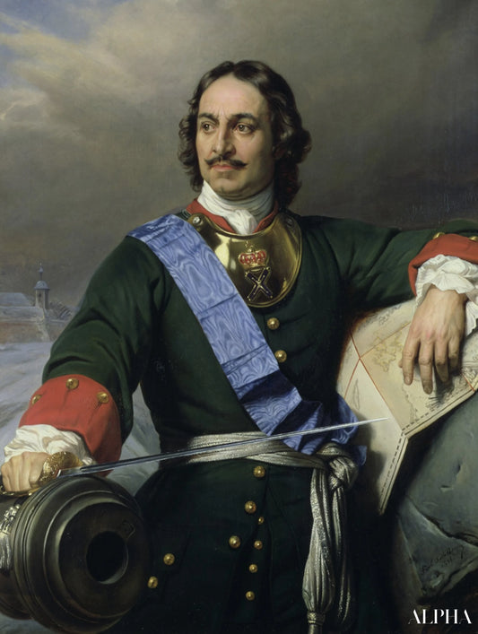 Pierre I de Grote - Paul Delaroche - Reproducties van schilderijen en hoogwaardige schilderkunst