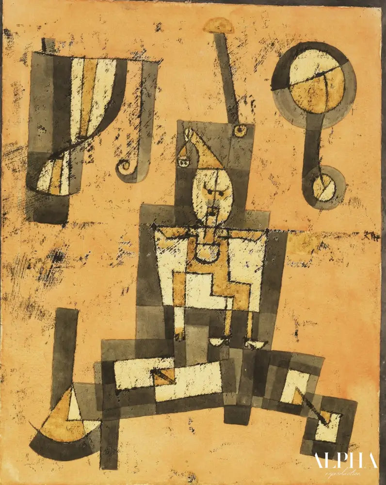 Pierrot captif - Paul Klee - Reproductions de tableaux et peintures haut de gamme