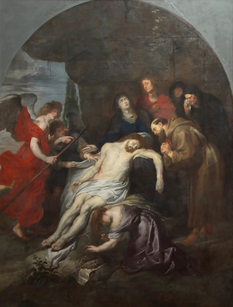 Piëta met Sint-Franciscus - Peter Paul Rubens