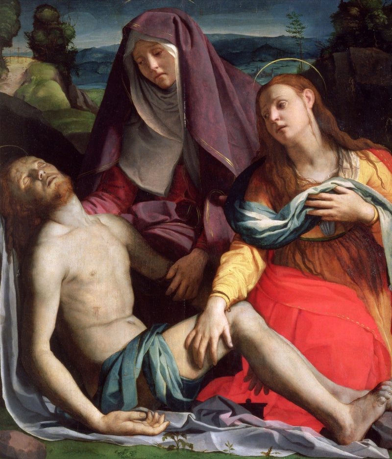 Piëta met Sint Maria Magdalena - Bronzino