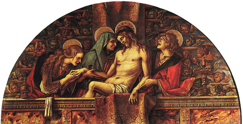 Pietà van Pala di San Pietro di Muralto - Carlo Crivelli