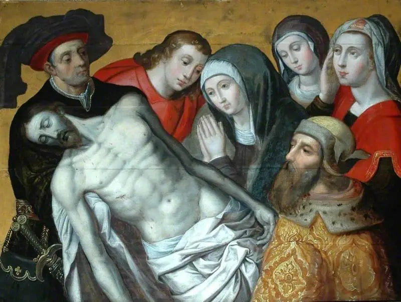 Piëta (De Droefenis van Christus) - Hugo van der Goes