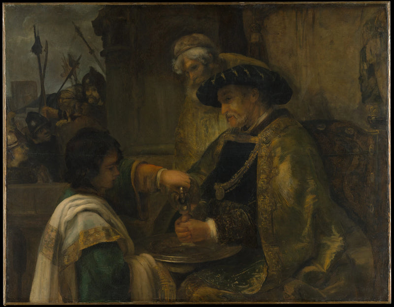 Pilate se lavant les mains - Rembrandt