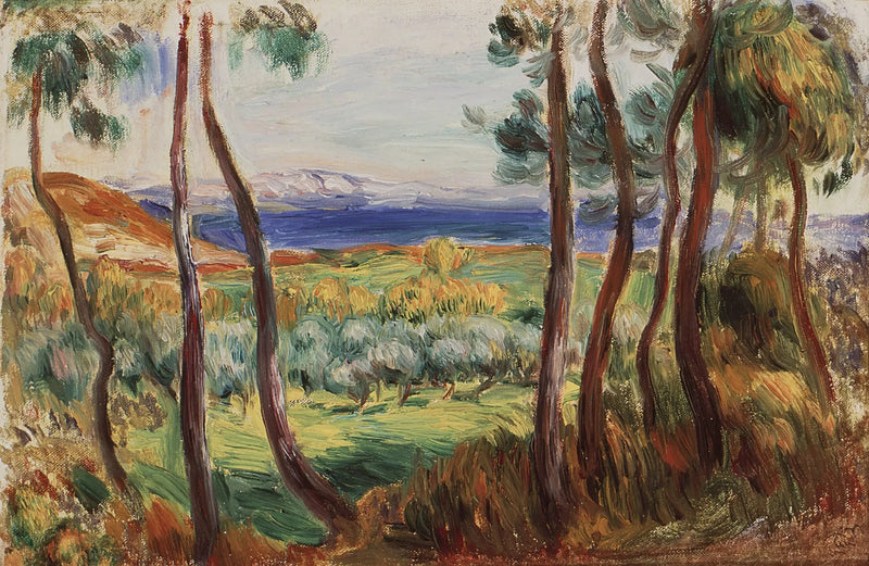 Pins in de omgeving van Cagnes - Pierre-Auguste Renoir
