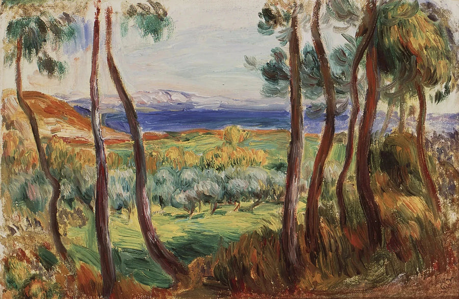 Pins in de omgeving van Cagnes - Pierre-Auguste Renoir