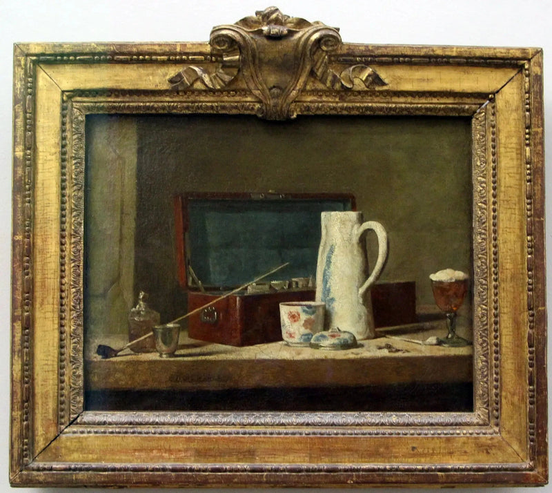 Pijpen en drinkvaas - Jean Simeón Chardin