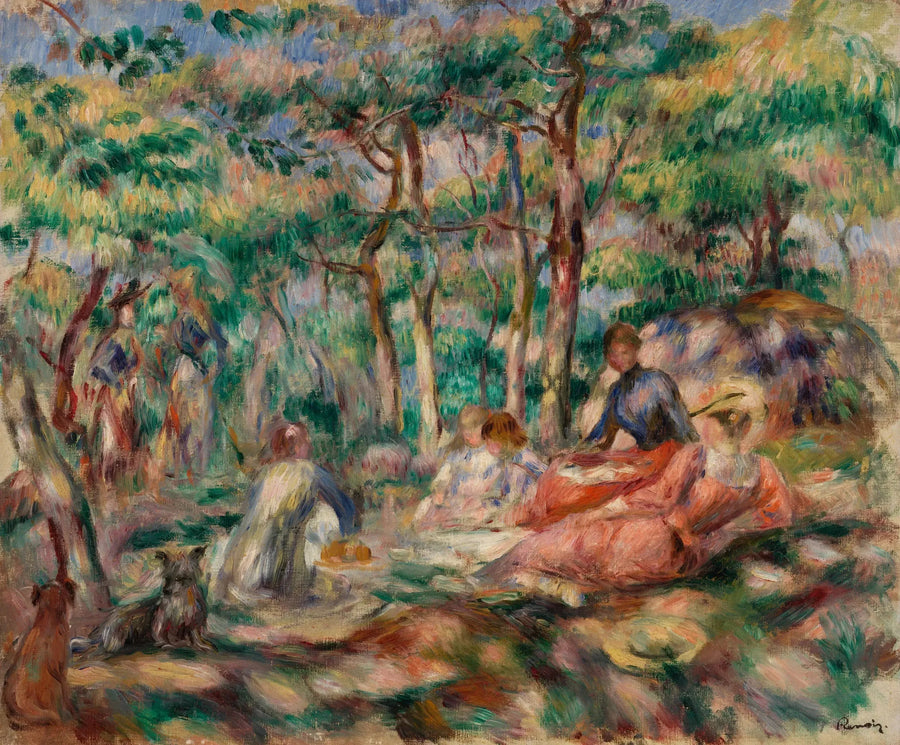 Picknick (De Lunch op het Gras) - Pierre-Auguste Renoir