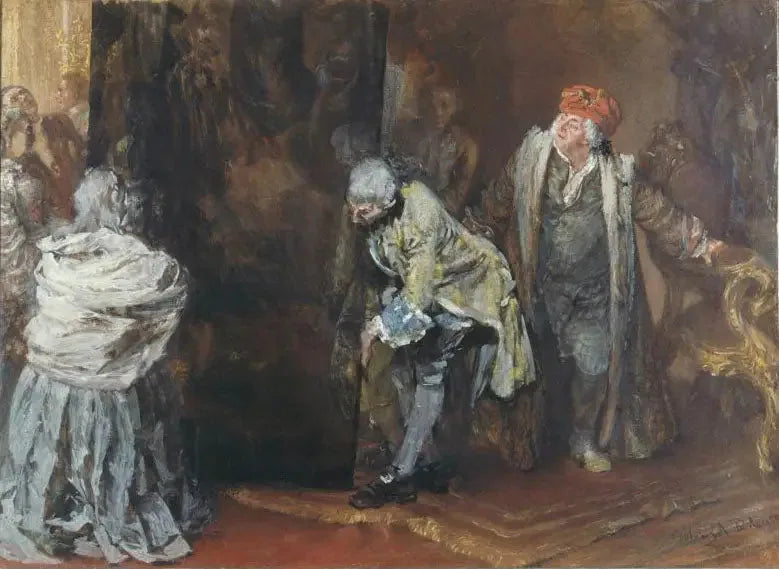Plaats voor de grote Raphael - Adolph von Menzel