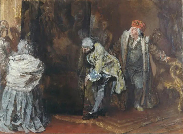 Plaats voor de grote Raphael - Adolph von Menzel
