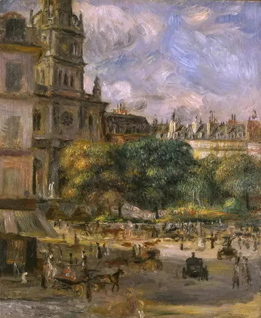 Place de la Trinité, Parijs - Pierre-Auguste Renoir