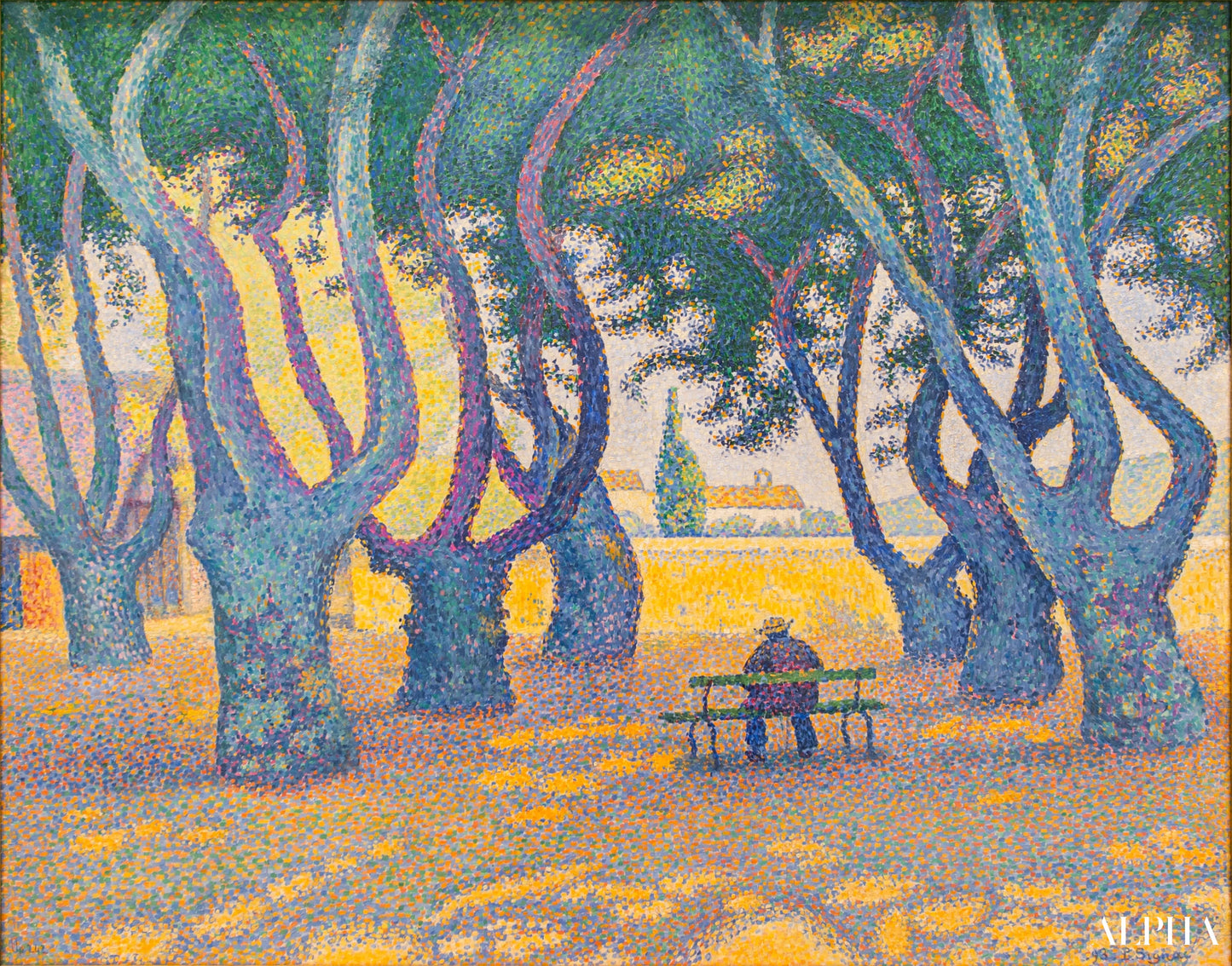Place des Lices, St. Tropez - Paul Signac - Reproducties van schilderijen en hoogwaardige schilderkunst