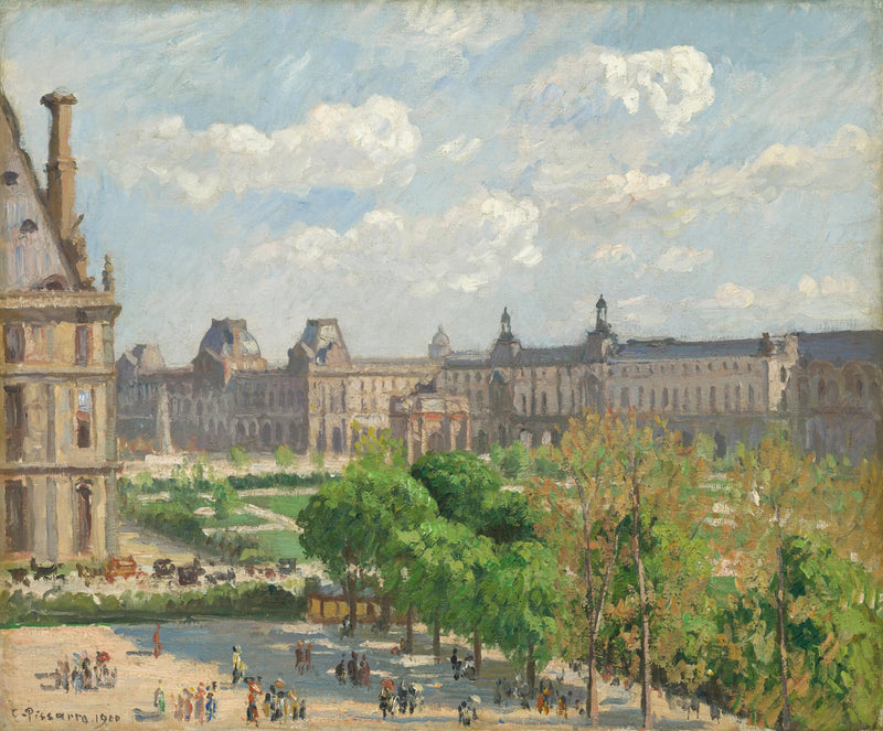 Plaats van de Carrousel, Parijs - Camille Pissarro