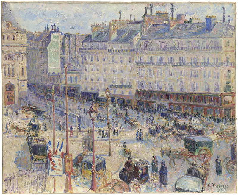 Place du Havre, Parijs - Camille Pissarro