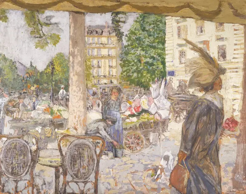 Plaats Saint-Augustin - Édouard Vuillard