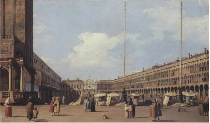 Place Saint-Marc, tegenover de kerk van San Geminiano - Canaletto

Source:
Place Saint-Marc, face à l'église de San Geminiano - Canaletto