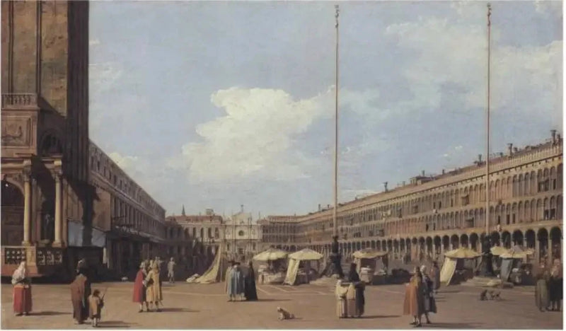 Place Saint-Marc, tegenover de kerk van San Geminiano - Canaletto

Source:
Place Saint-Marc, face à l'église de San Geminiano - Canaletto