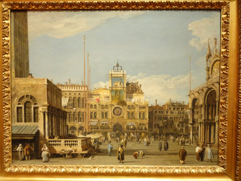 Place Saint-Marc : de toren van de klok - Canaletto

Source:
Place Saint-Marc : la tour de l'horloge - Canaletto