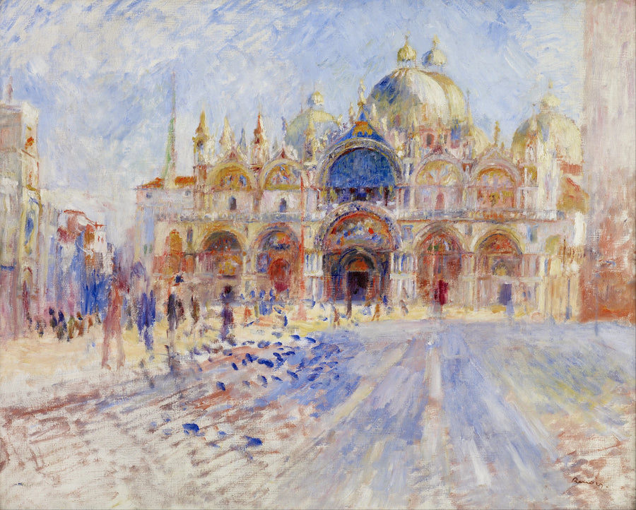 Het San Marcoplein, Venetië - Pierre-Auguste Renoir