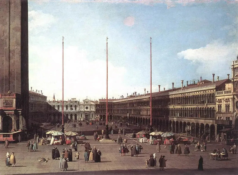 Plaats Saint-Marc richting de kerk San Geminiano - Canaletto

Source:
Place Saint-Marc vers l'église San Geminiano - Canaletto