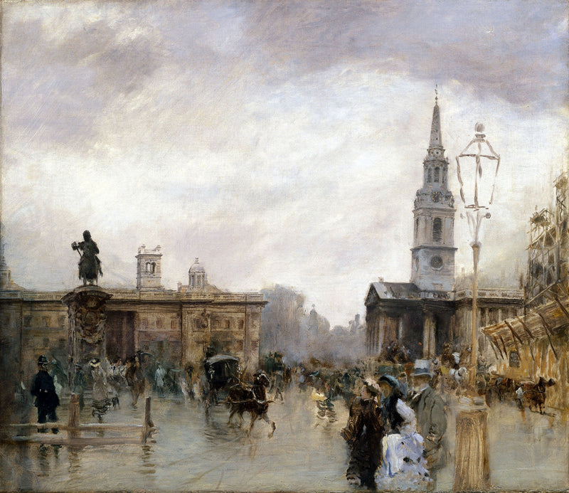 Plaats Trafalgar - Giuseppe De Nittis