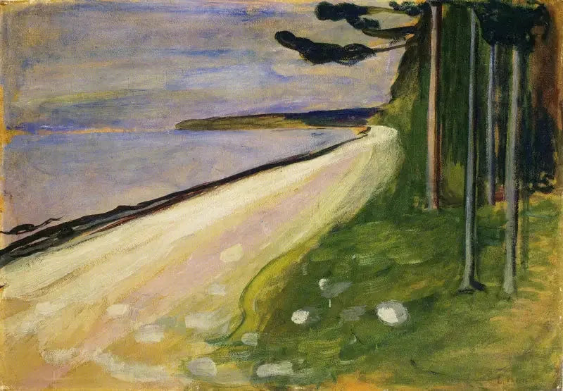 Strand bij Åsgårdstrand - Edvard Munch