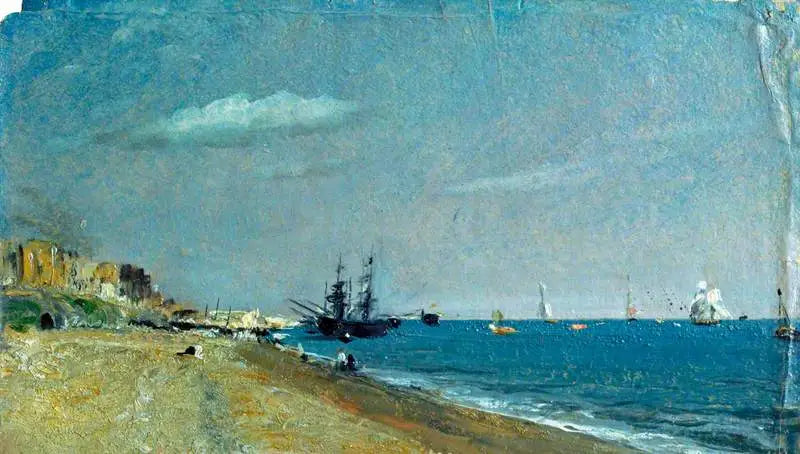 Brighton Strand met Halskettingen - John Constable