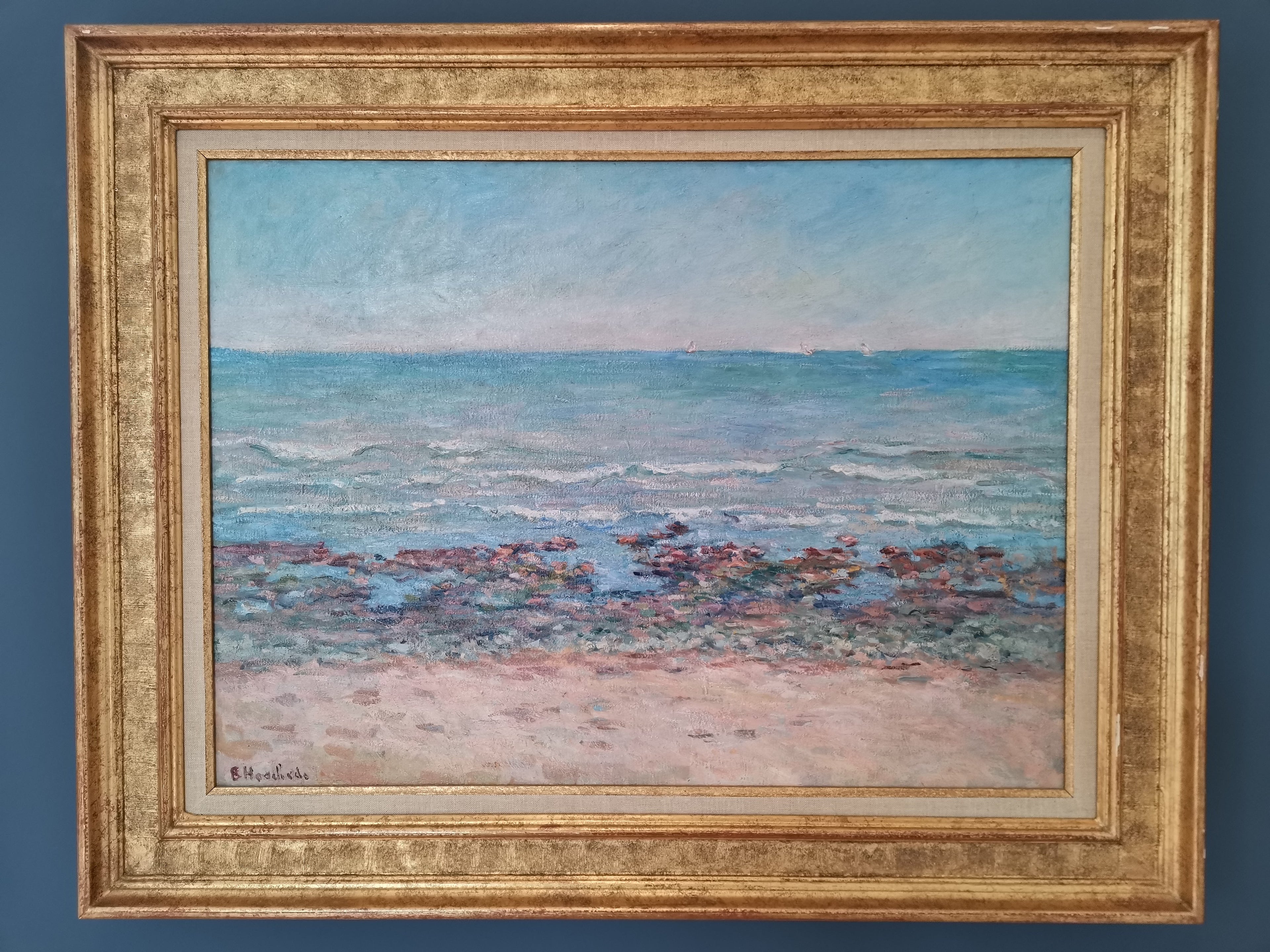 Plage de la côte normande - Blanche Hoschedé Monet - Alpha Reproduction
