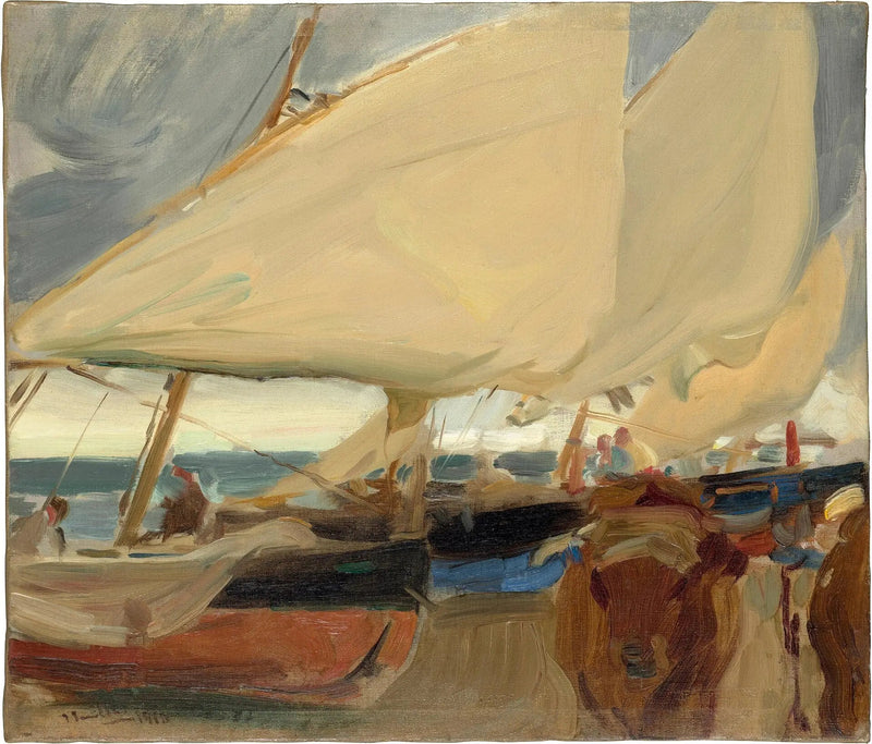 Strand van Valencia - Joaquín Sorolla