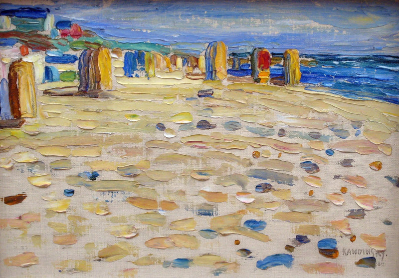 Strand in Nederland - Vassily Kandinsky