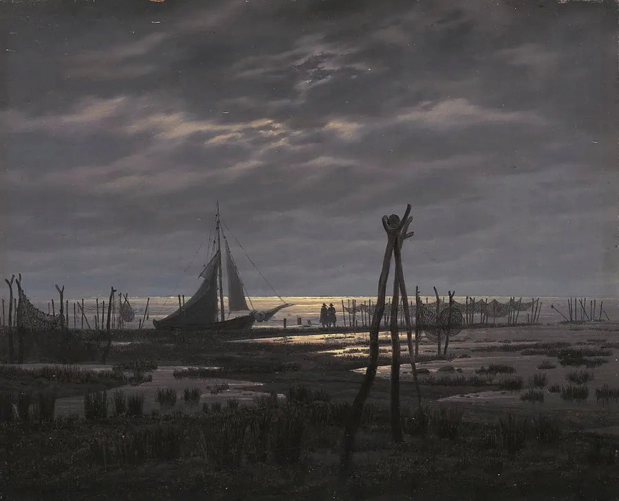 Moerasstrand - Caspar David Friedrich