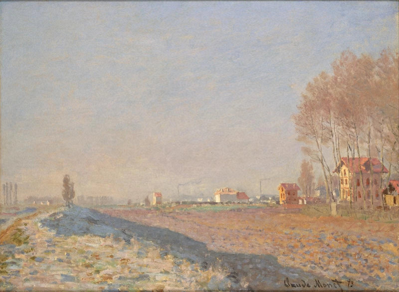 La Plaine de Colombes, witte gelei W256 - Claude Monet