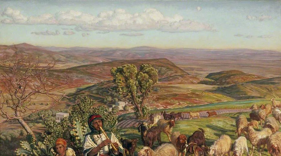 Vlakte van Esdraelon gezien vanaf de heuvels boven Nazareth - William Holman Hunt