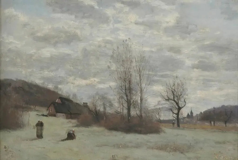 Plaats in de omgeving van Beauvais aan de kant van de Saint-Jean-buitengracht - Jean-Baptiste Camille Corot