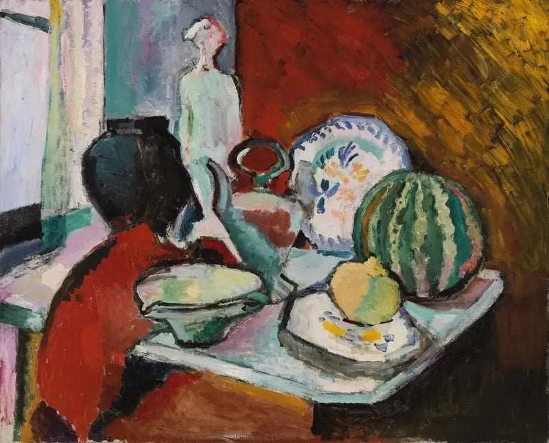 Schalen en Meloen (Borden en meloen) - Henri Matisse