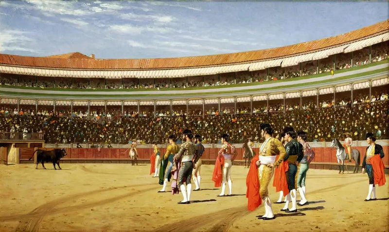 Stierenvechtersarena: de ingang van de stier - Jean-Léon Gérôme