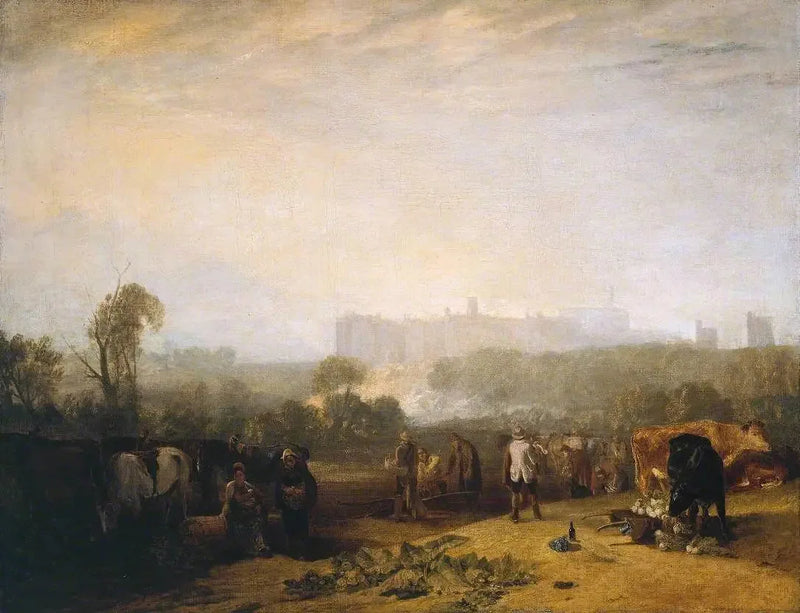 Raaien van rettich, nabij Slough (‘Windsor’) - J. M. W. Turner