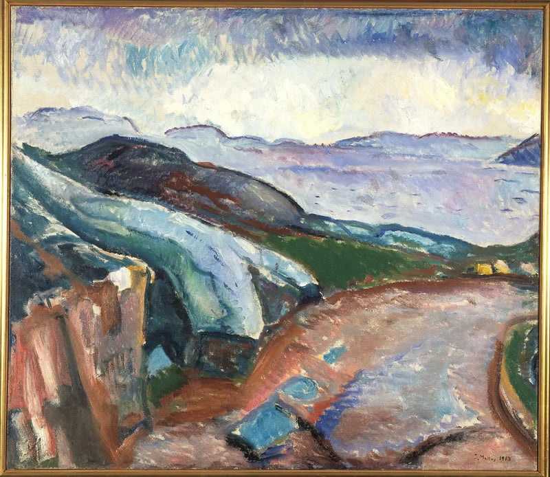 Regen aan de zijkant - Edvard Munch